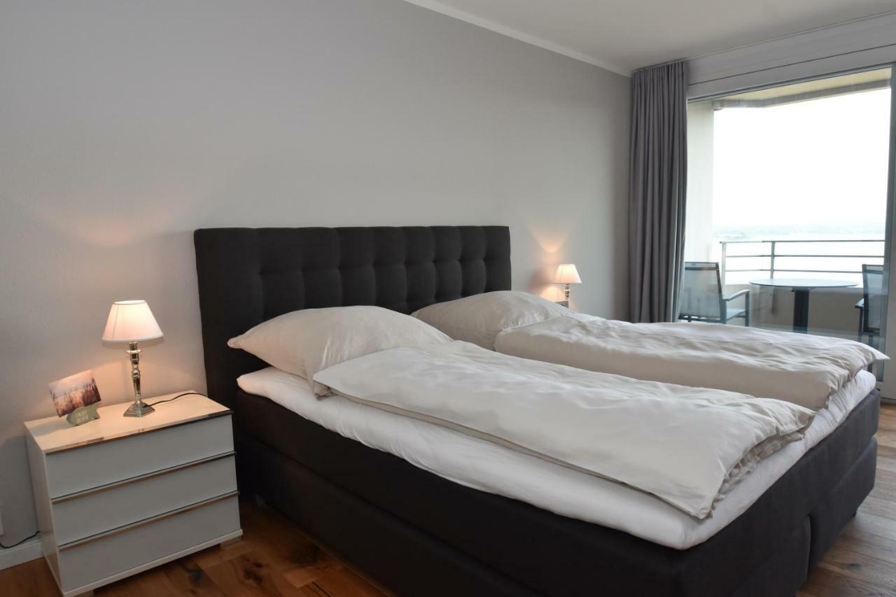 גלוקסבורג Fewo1846 - Intermar Lina K - Luxurioeses Apartment Im 6 Og Mit Balkon Und Meerblick מראה חיצוני תמונה
